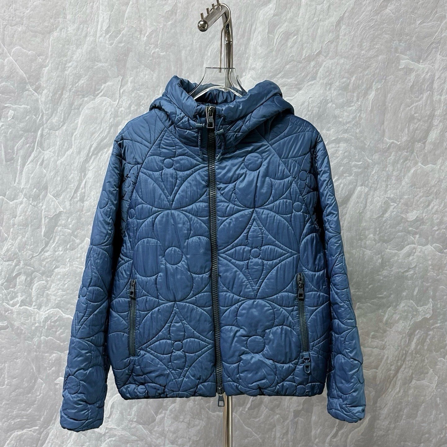Louis Vuitton Monogram Quilted Hooded Jacket