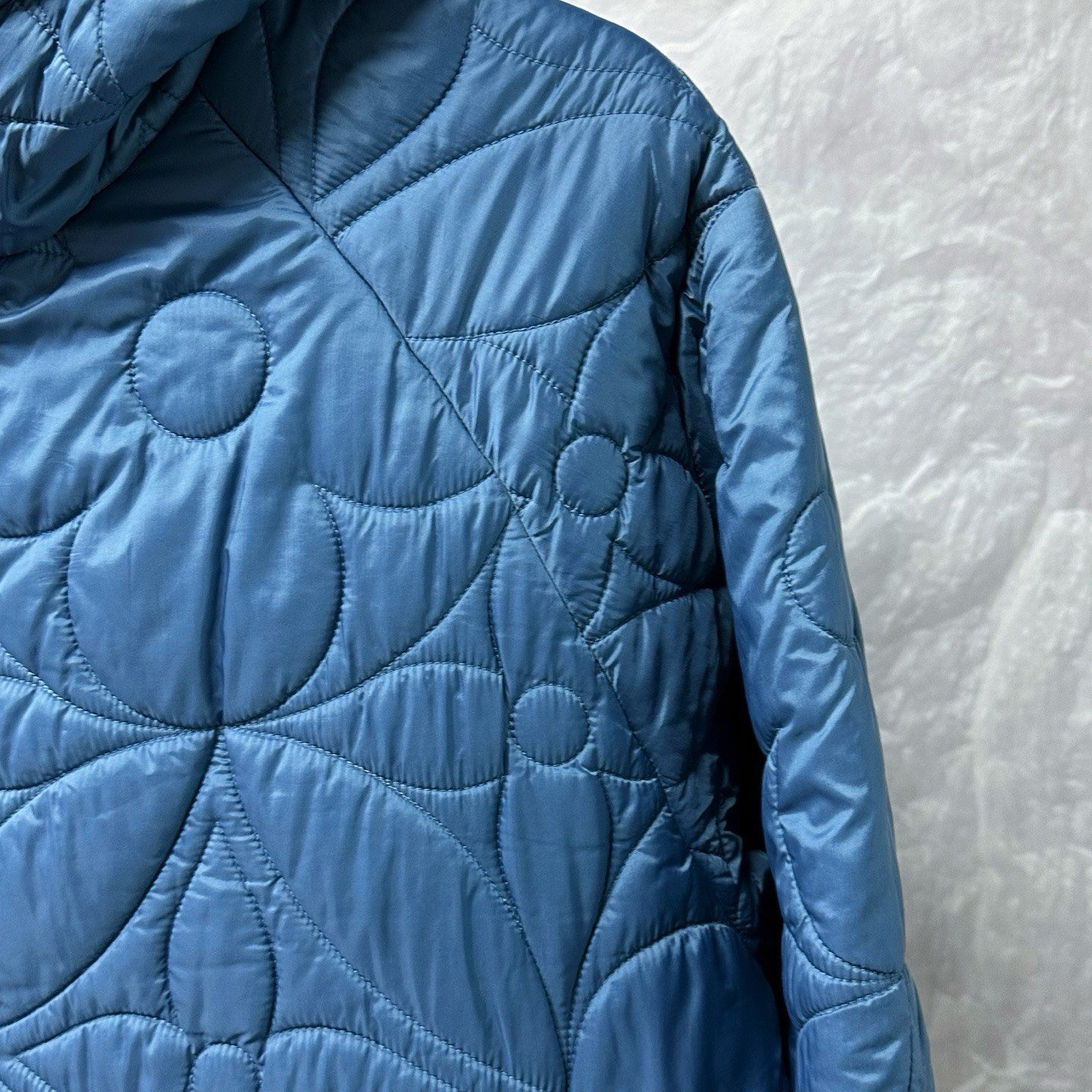 Louis Vuitton Monogram Quilted Hooded Jacket — detail