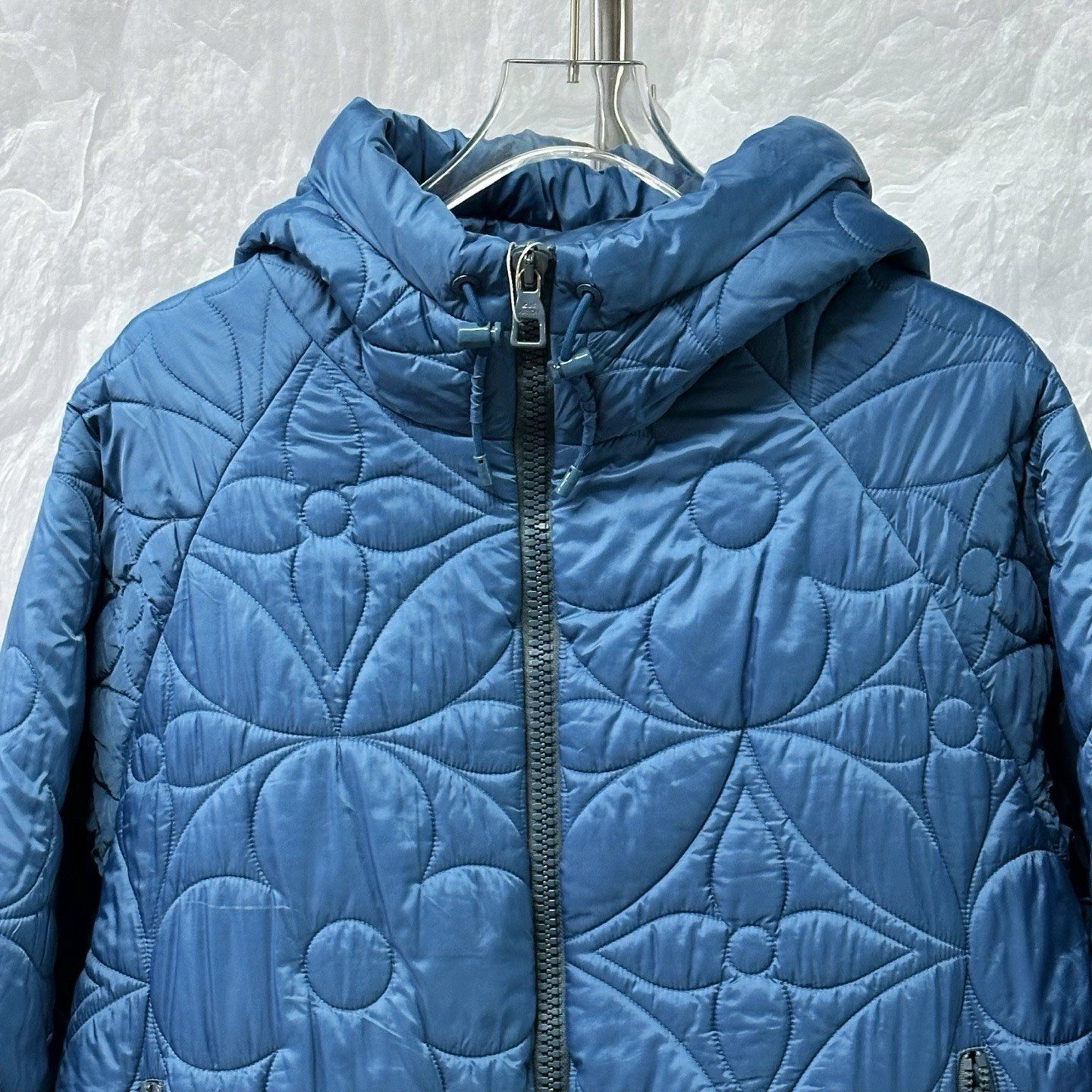 Louis Vuitton Monogram Quilted Hooded Jacket — front