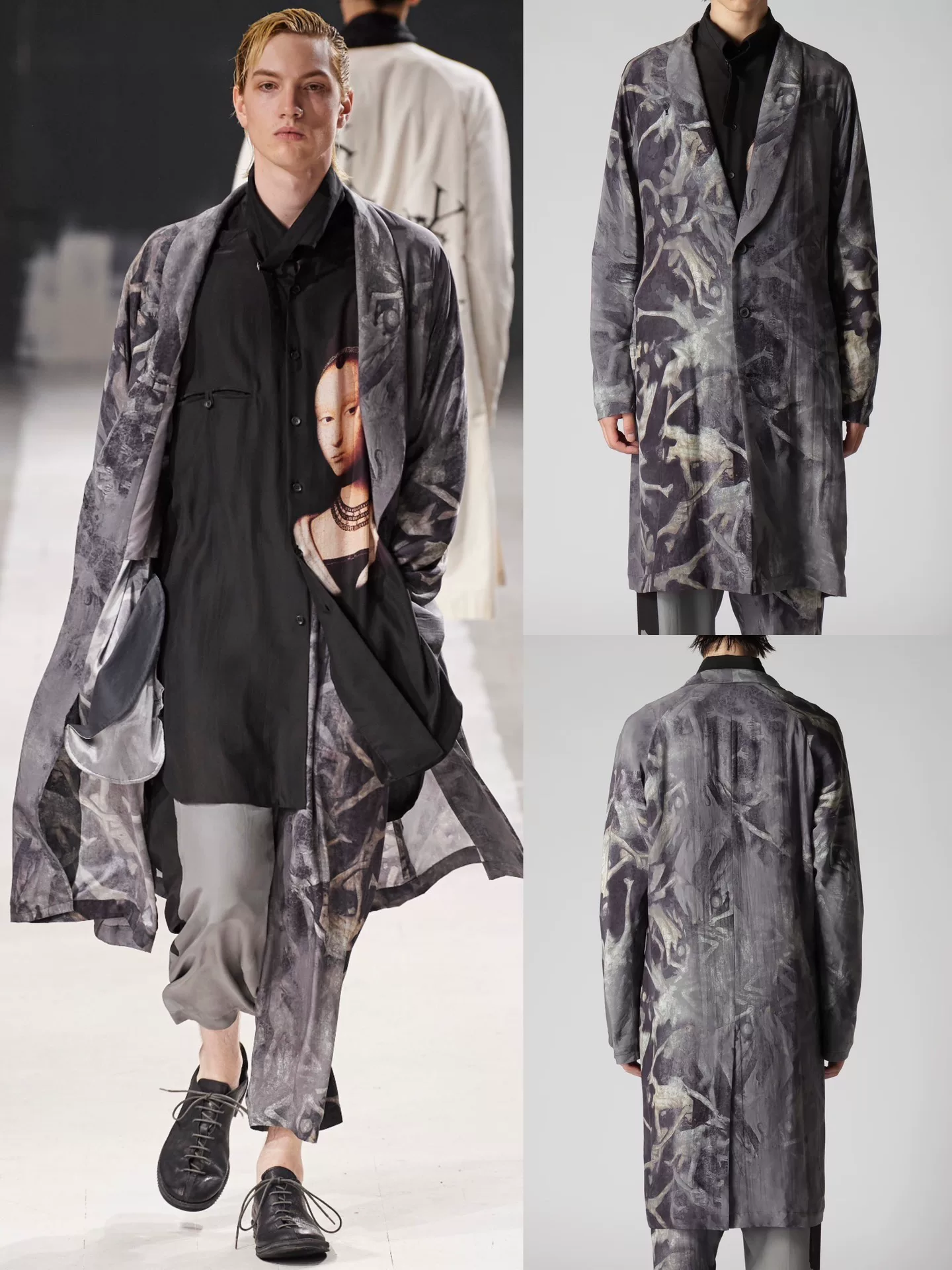 Yohji Yamamoto 24SS Look19 Coat
