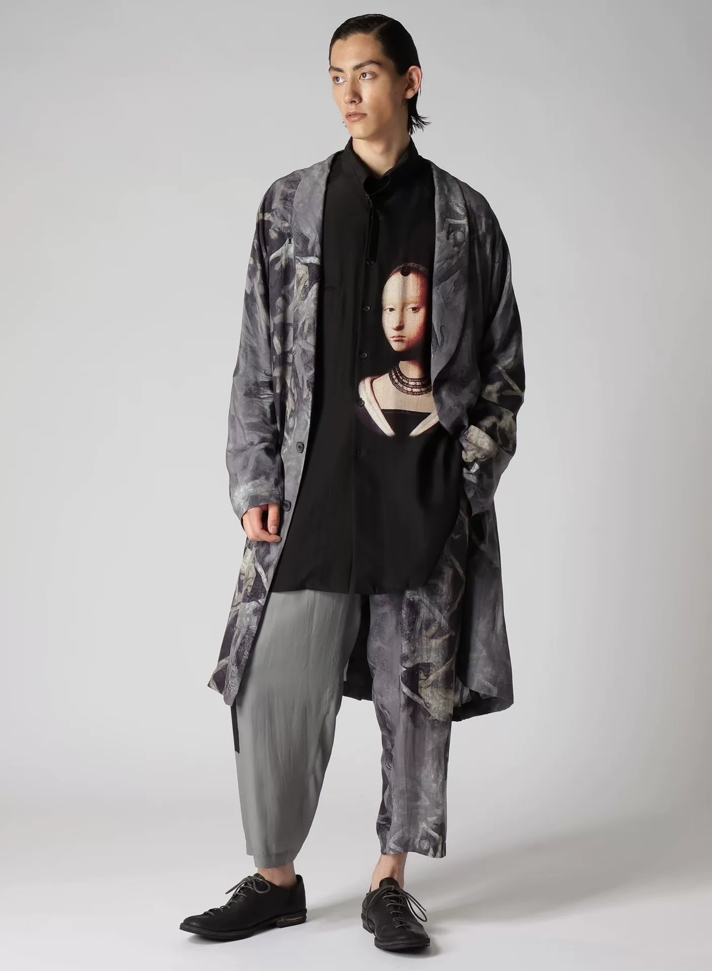 Yohji Yamamoto 24SS Look19 Coat — detail