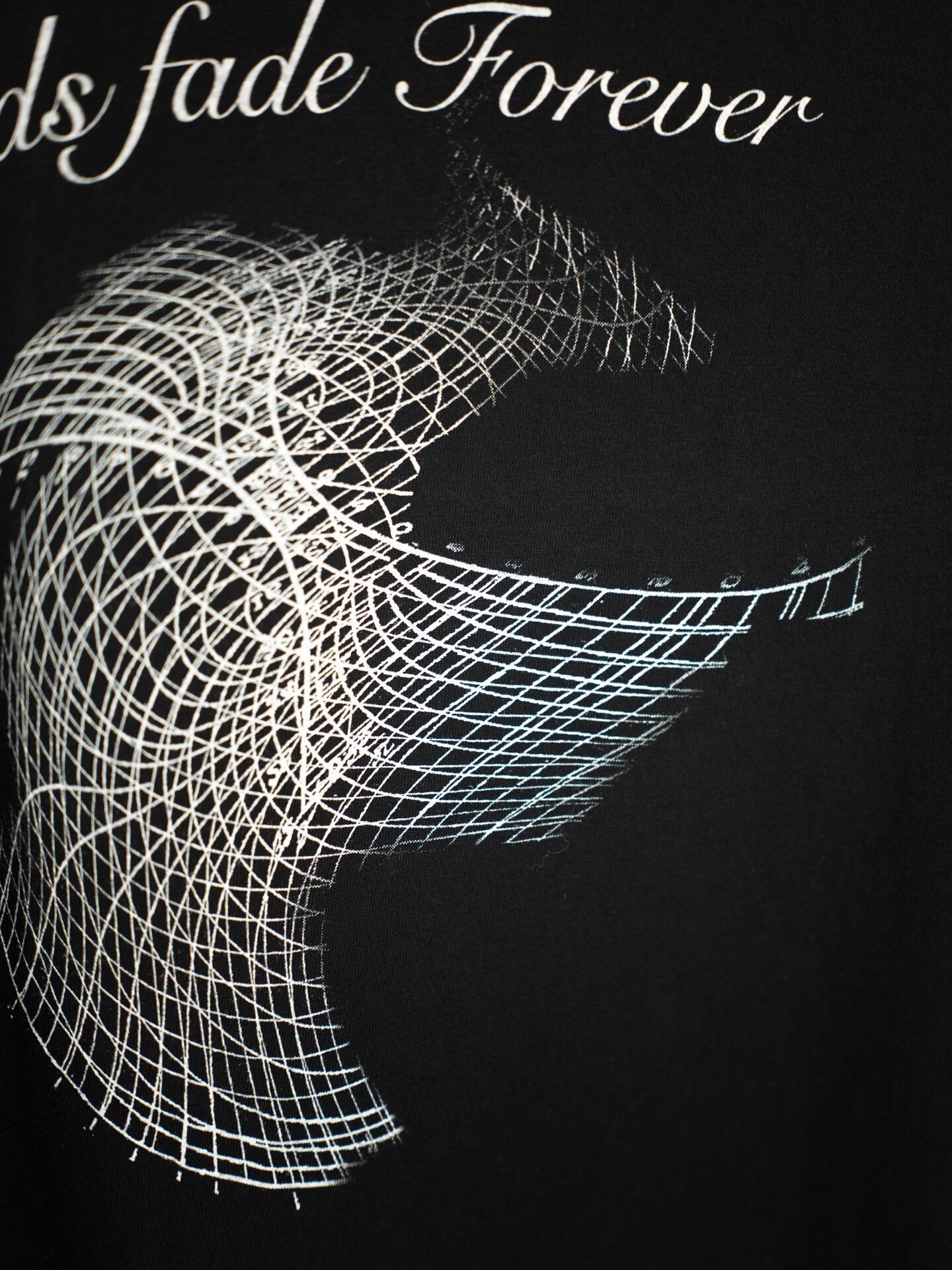 Yohji Yamamoto 24AW 3D Wireframe Cotton Tee — back