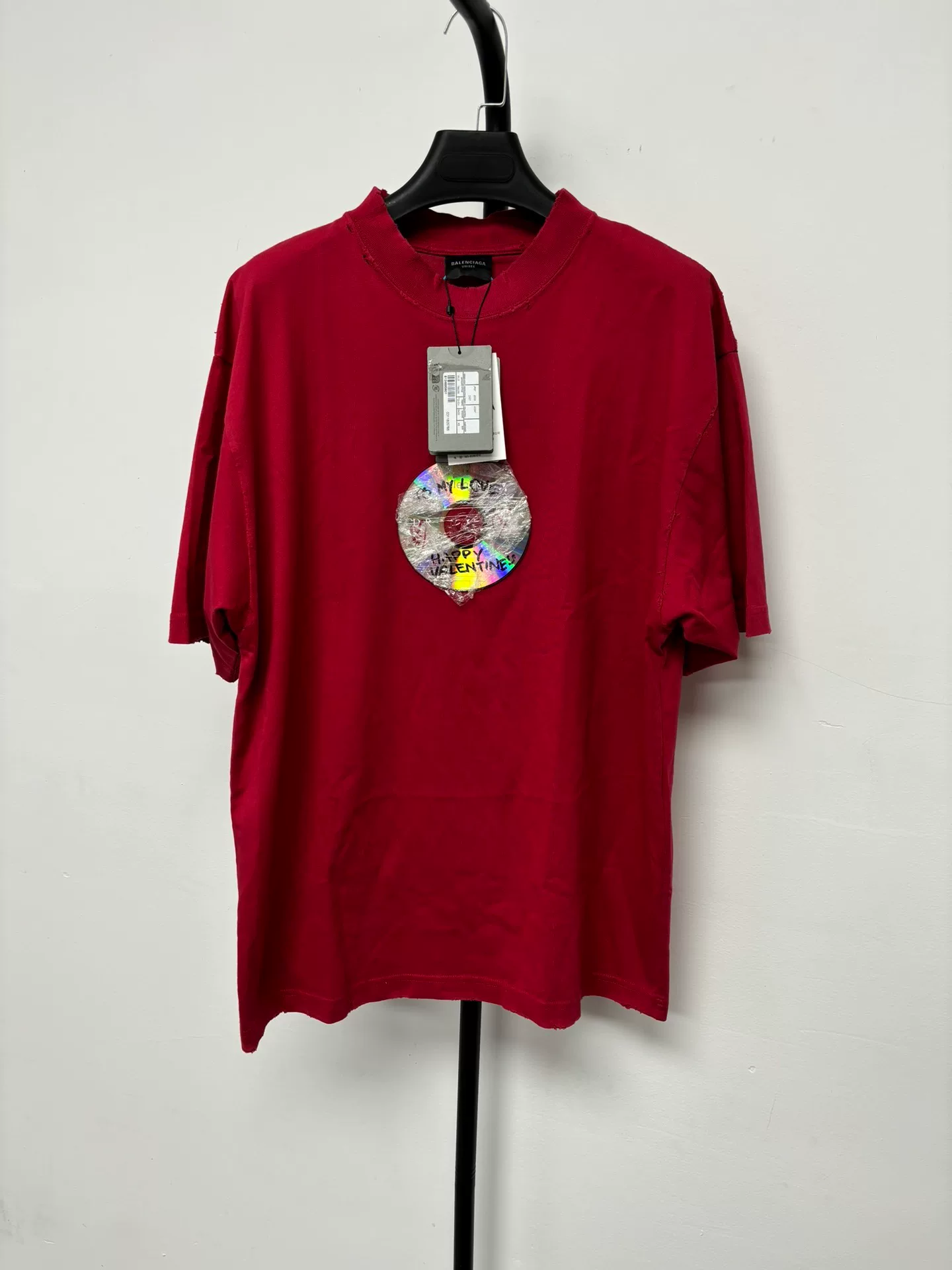 Balenciaga CD Disc Short-Sleeve T-Shirt