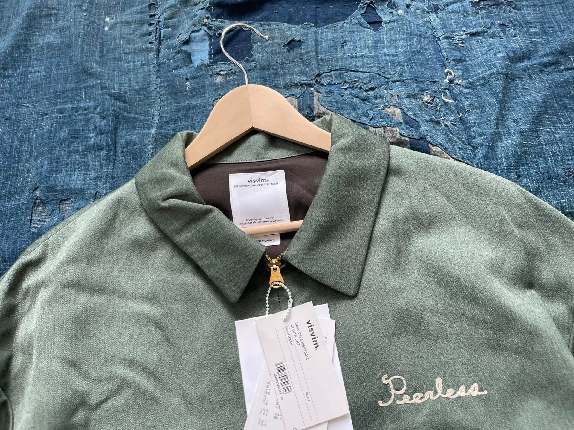 visvim 24AW Alcan Jkt Green Jacket — back