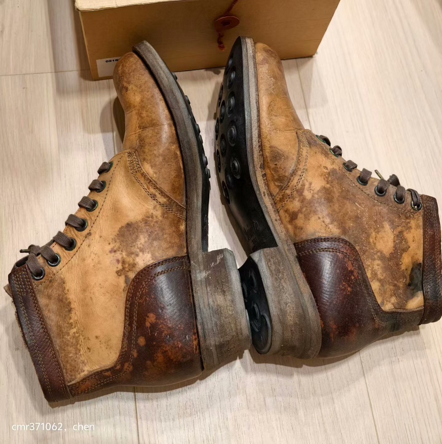 visvim 18 ICT Lafayette Boots — label