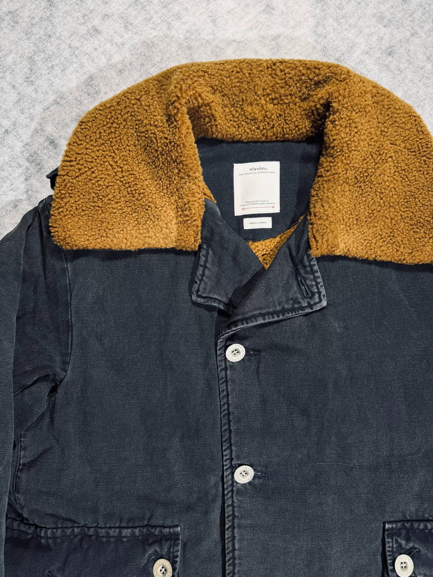 visvim Winfield Fur Coat — front