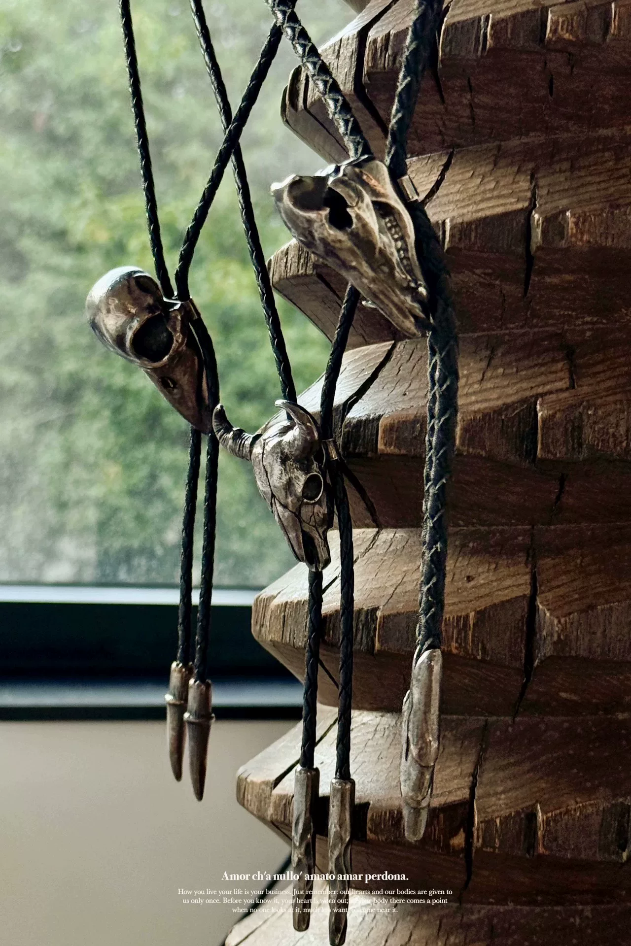 Yohji Yamamoto 950 Silver Wolf Necklace