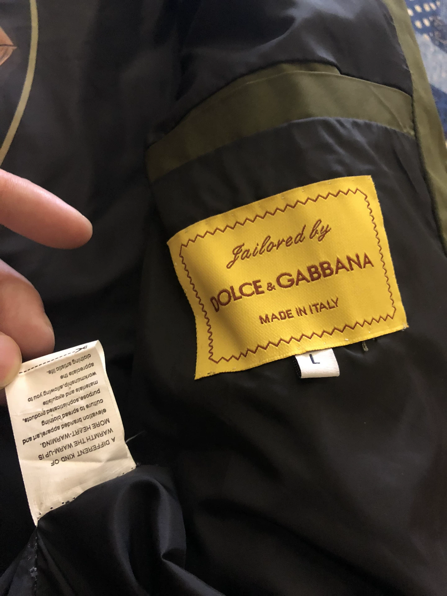 Dolce & Gabbana Diamond Quilted Jacket — back