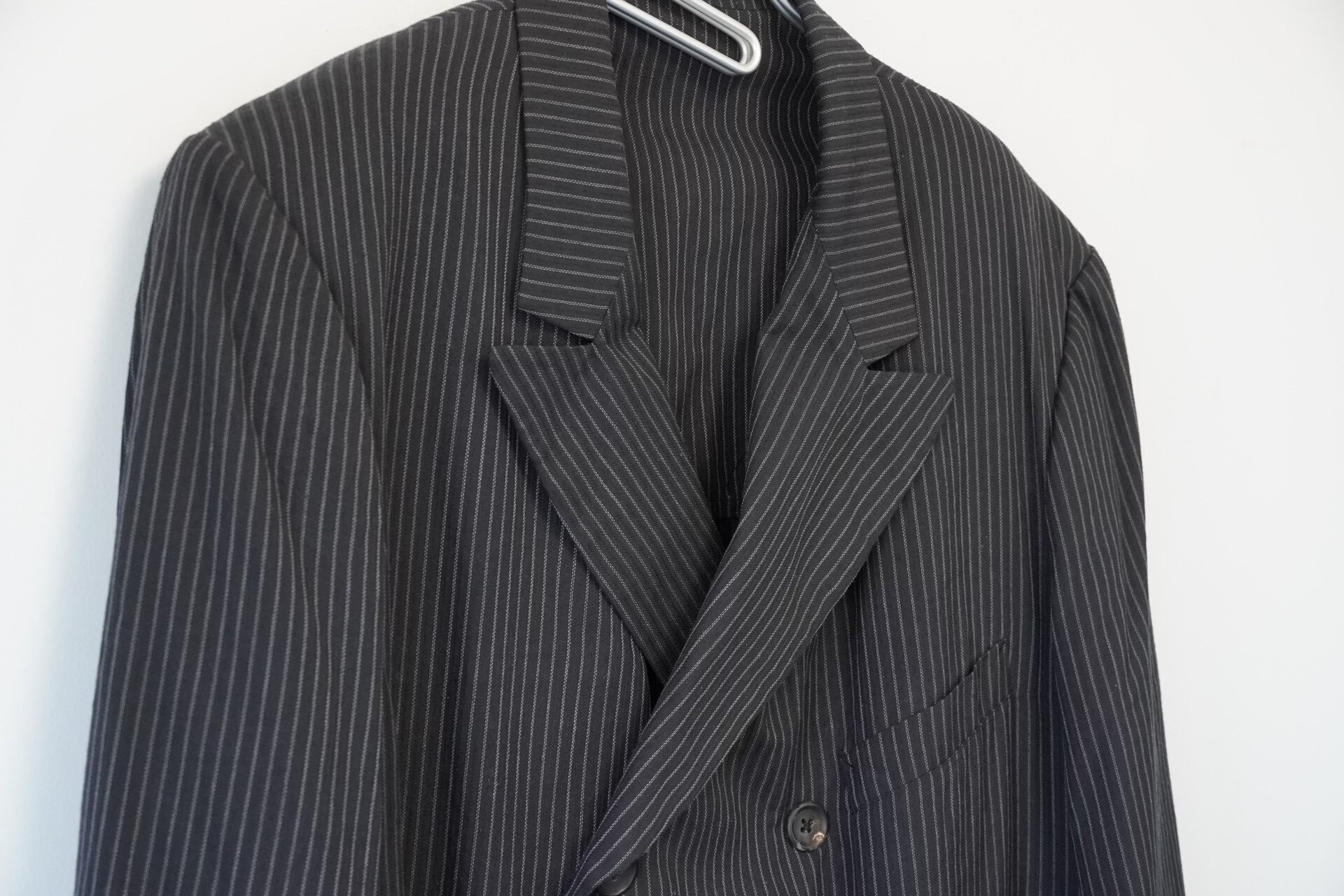 Yohji Yamamoto 96SS Double-Breasted Jacket — detail