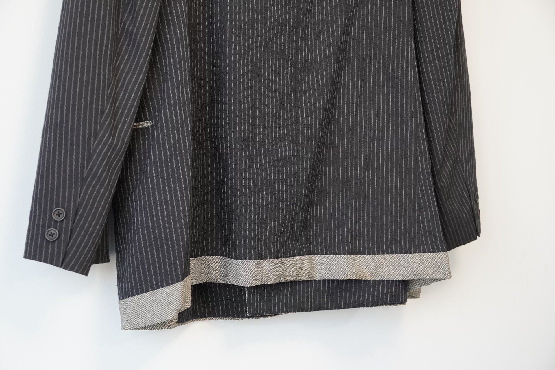 Yohji Yamamoto 96SS Double-Breasted Jacket — label