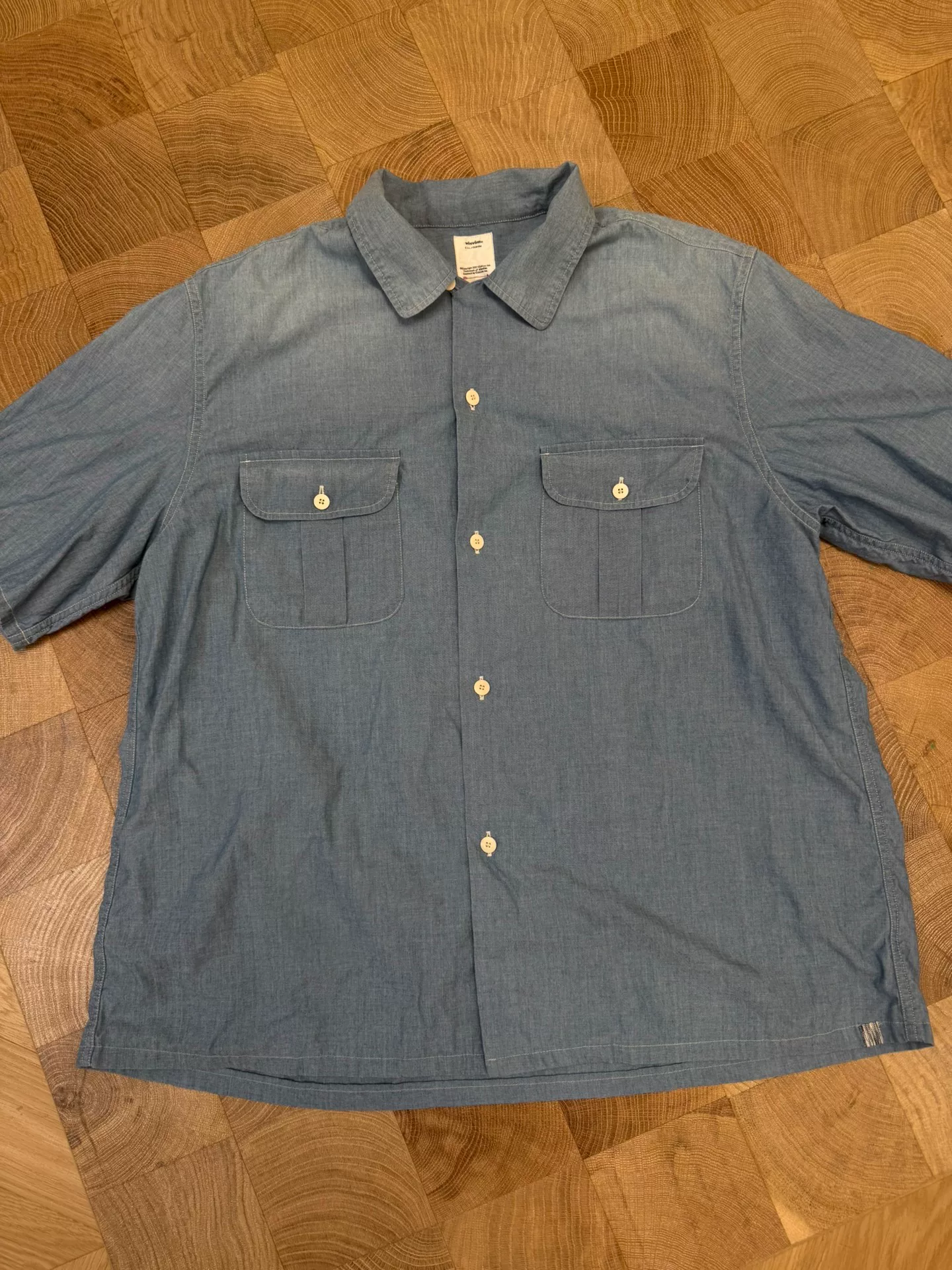 Visvim 23AW Keesey Chambray Hiroshima Limited — front