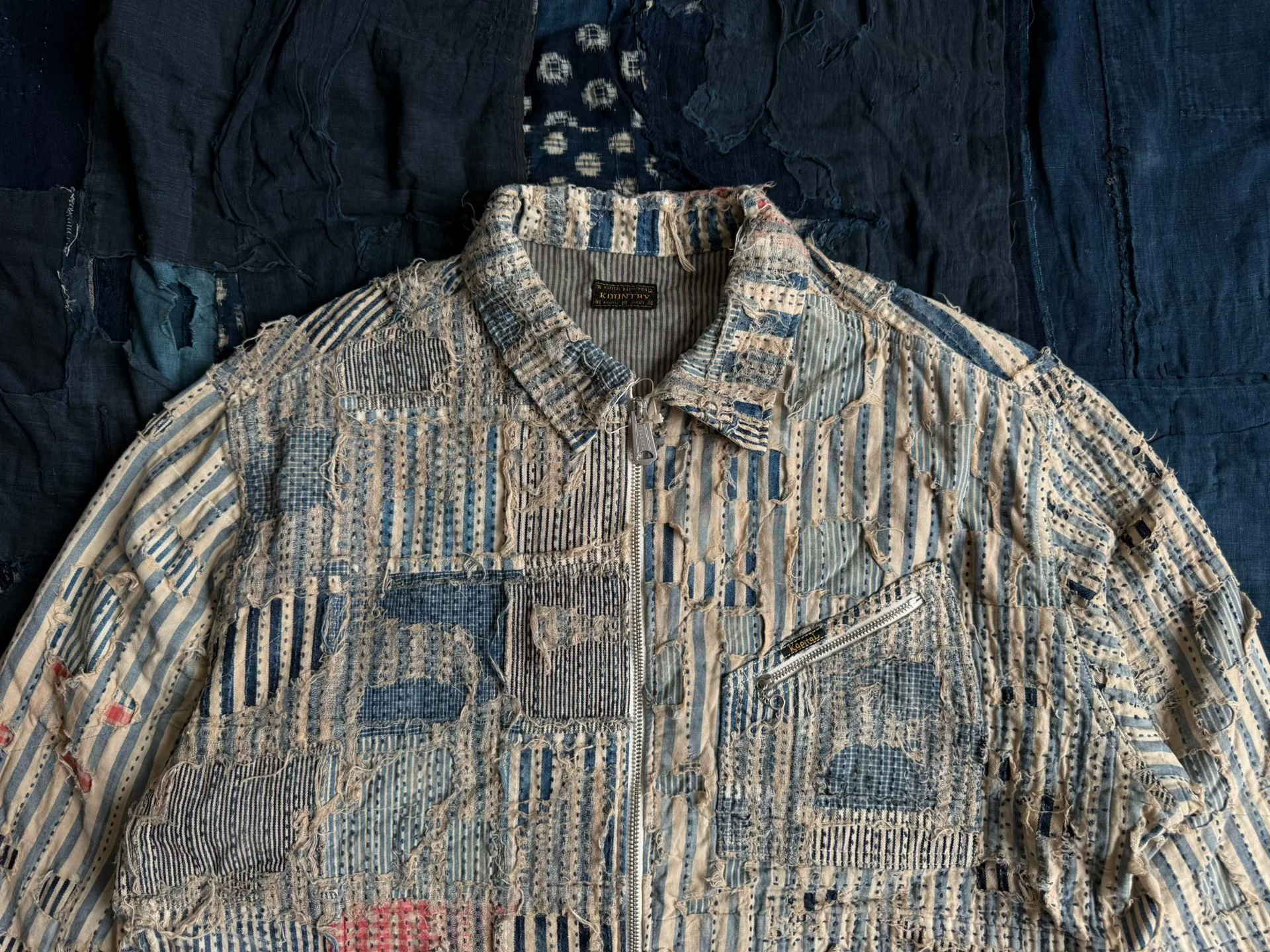 Kapital 25SS Liberty Boro Zip Jacket — back