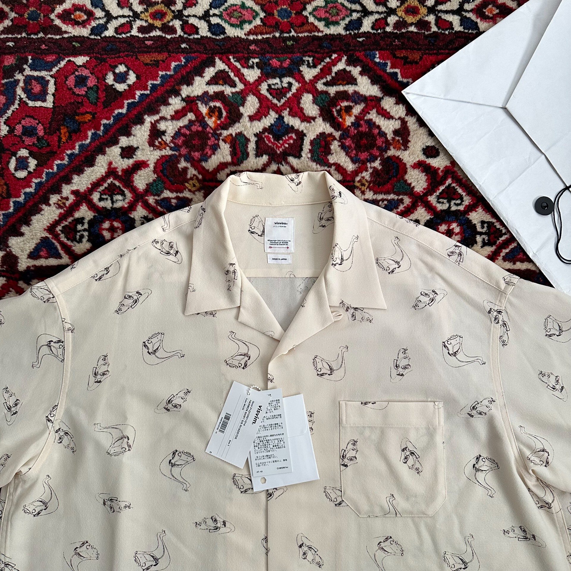VISVIM 22SS HARMON Short-Sleeve Shirt — detail