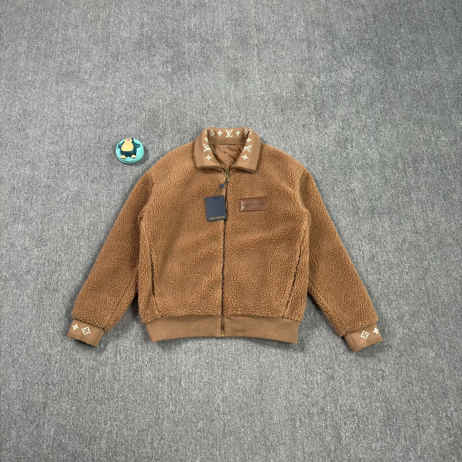 Louis Vuitton Brown Monogram Teddy Coat