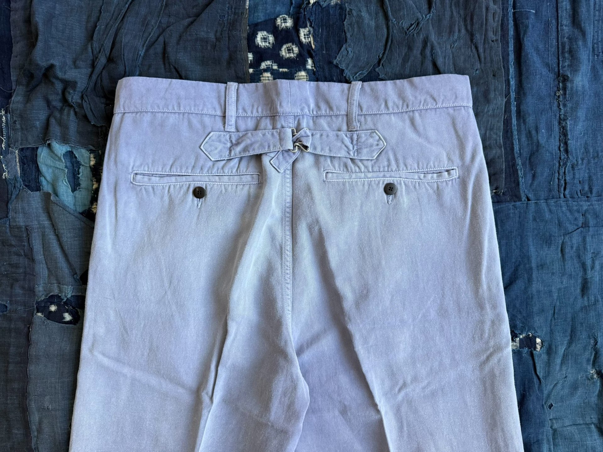 VISVIM 25AW ALPER PANTS DMGD — back