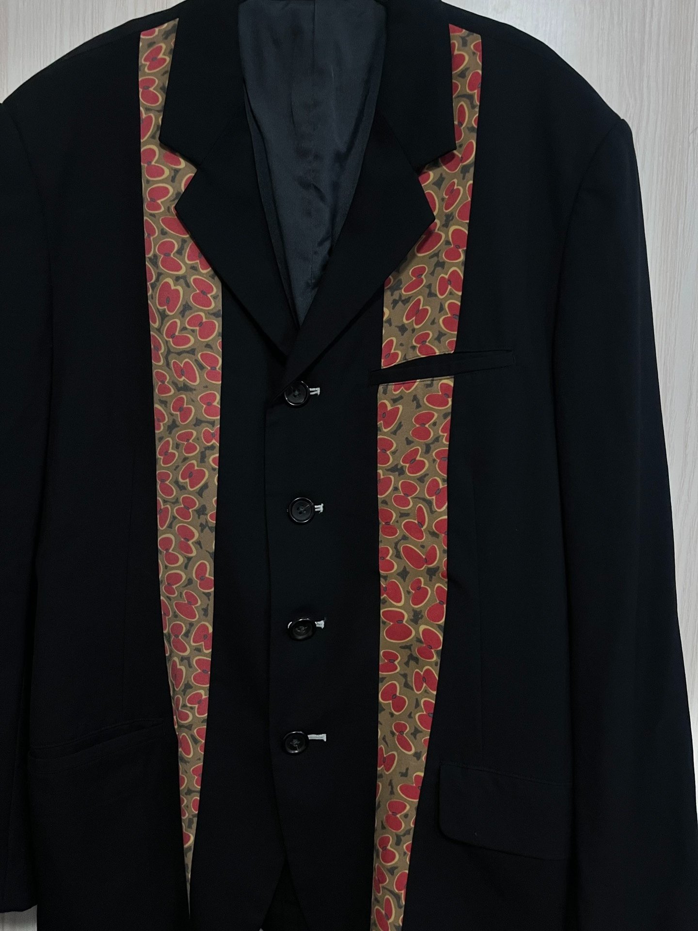 Yohji Yamamoto 99ss Patterned Blazer — front