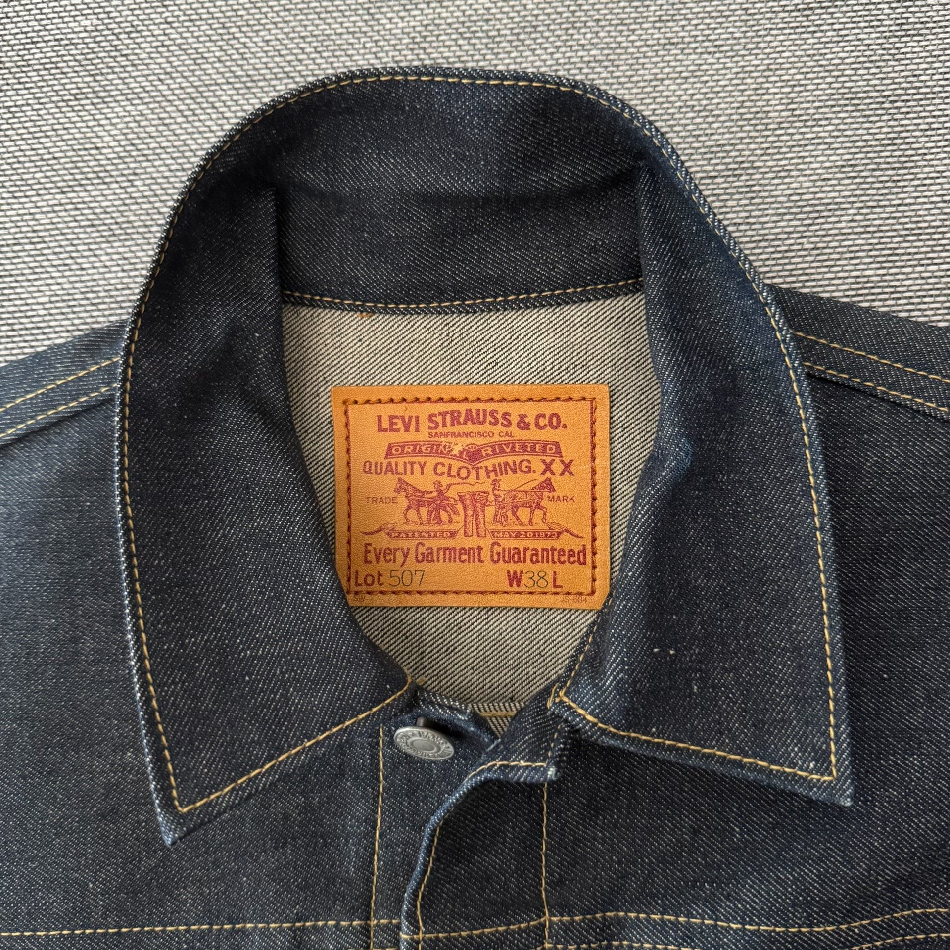 Levi's LVC507 J22 Denim Jacket — detail