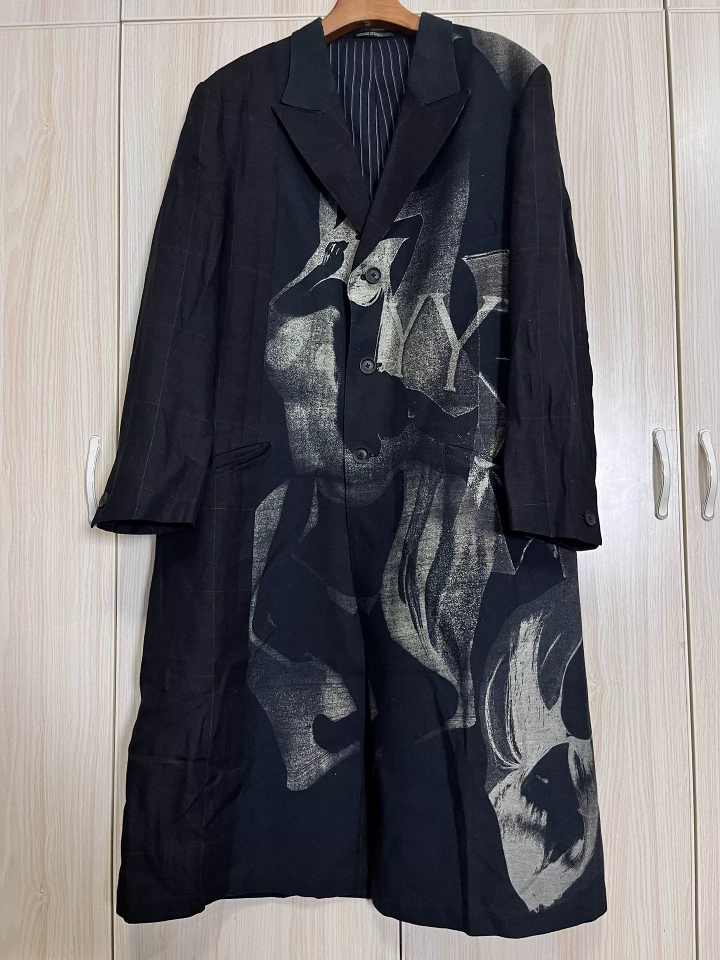 Yohji Yamamoto 23SS Linen Totem Coat — front