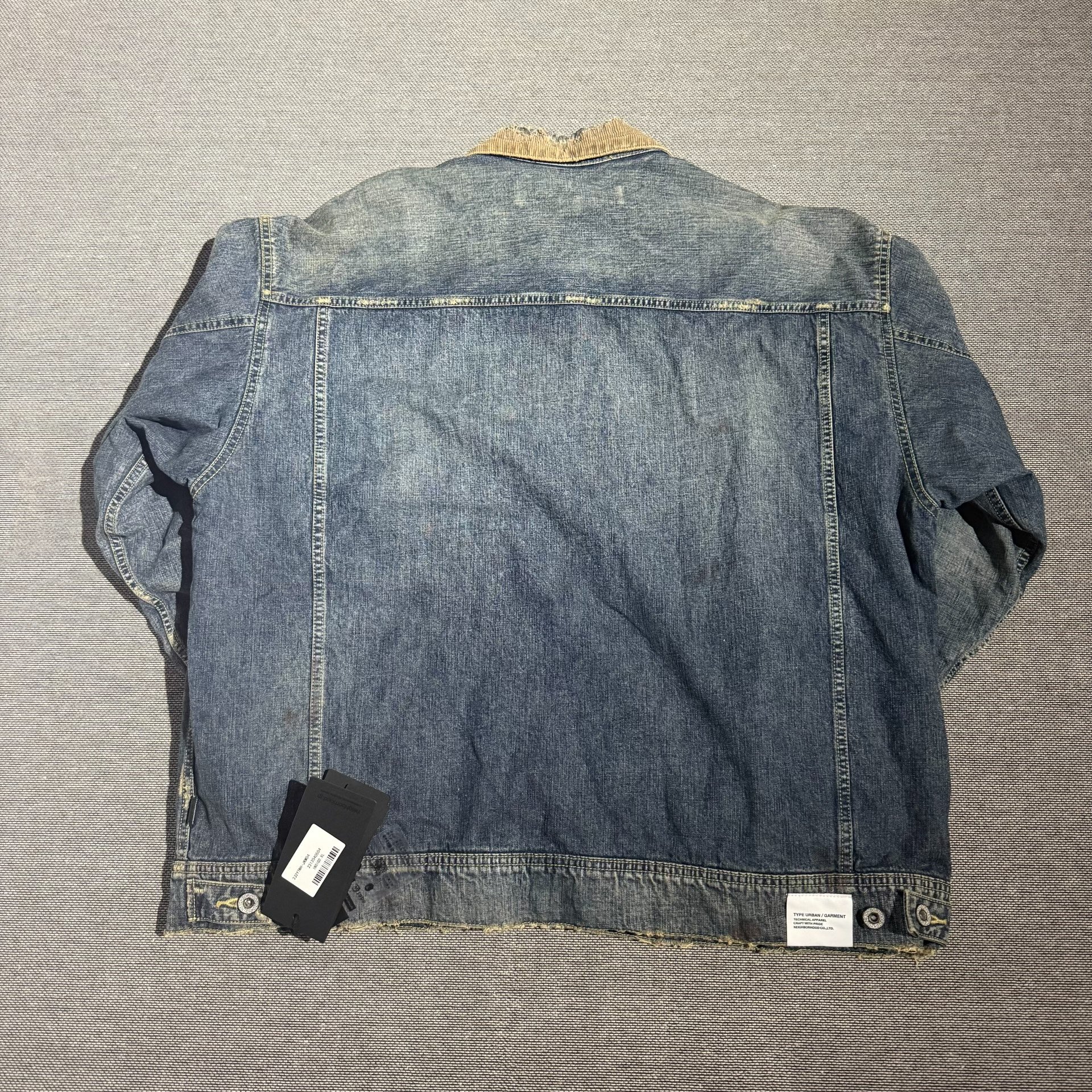 Neighborhood 23AW Savage Storm Rider Denim Jacket — front