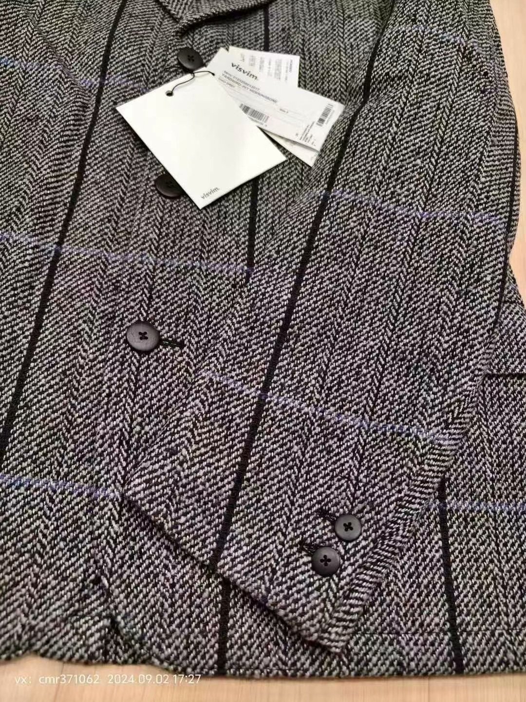 VISVIM YARDBIRD JKT HERRINGBONE — back