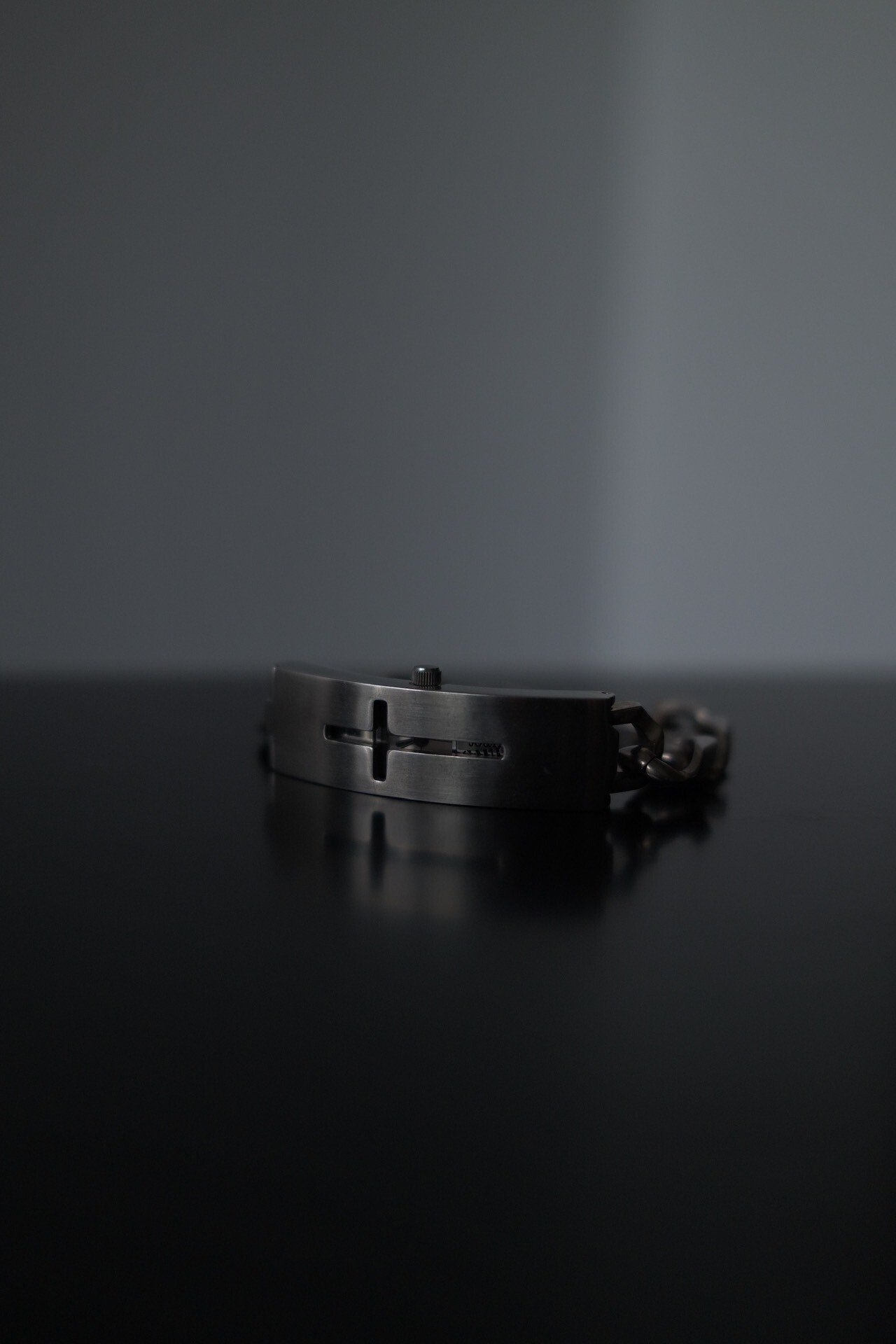 Jean Paul Gaultier Cross Cutout Bracelet Watch — front