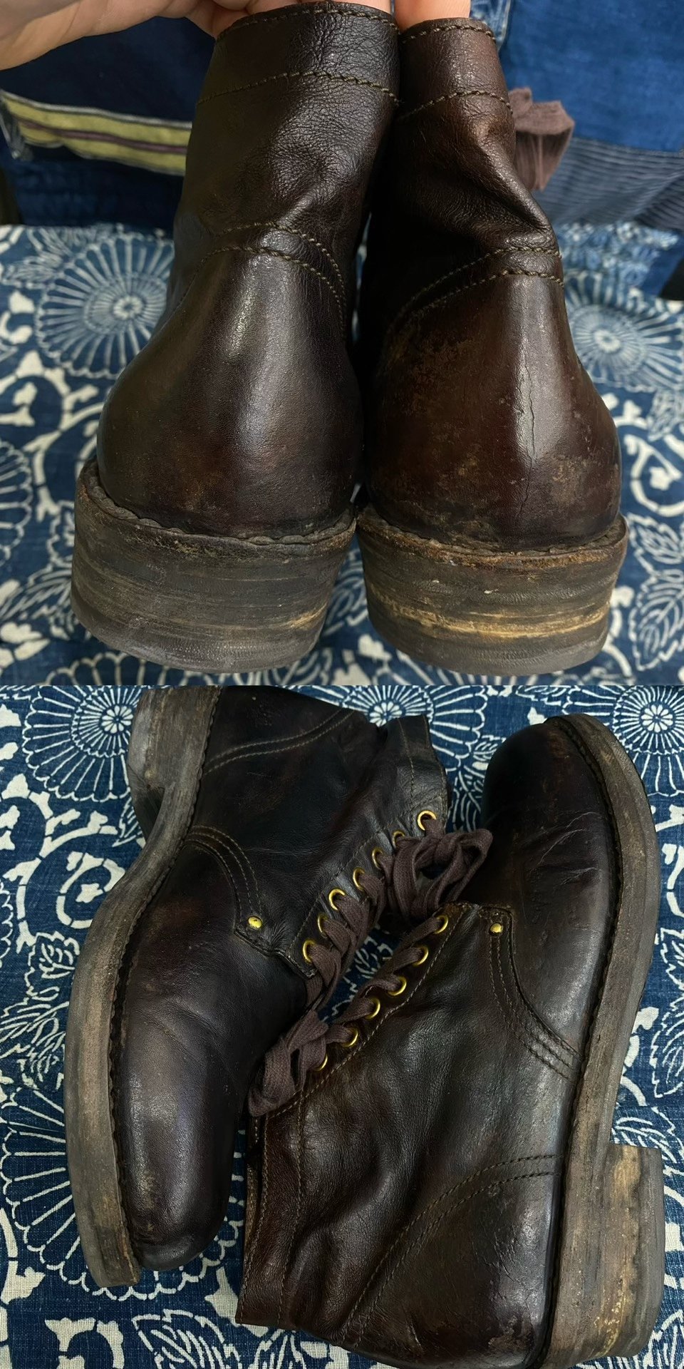 VISVIM 20AW ICT BRIGADIER BOOTS — front