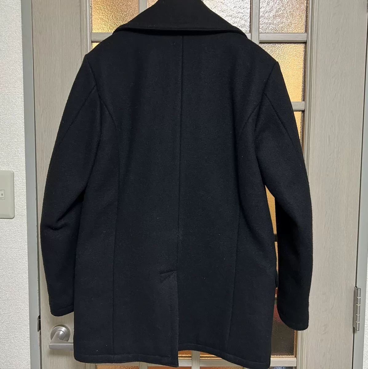 NEIGHBORHOOD Wool Double-Breasted Coat — front