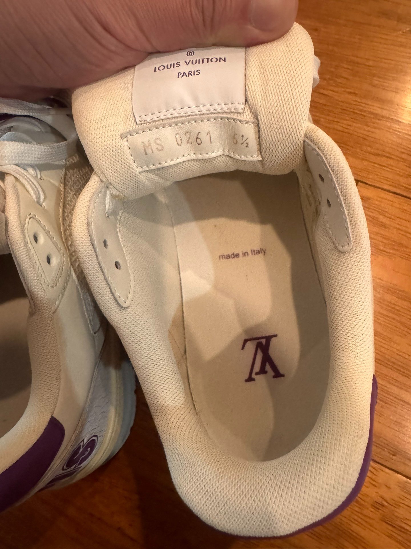 Louis Vuitton Trainer Sneakers — label