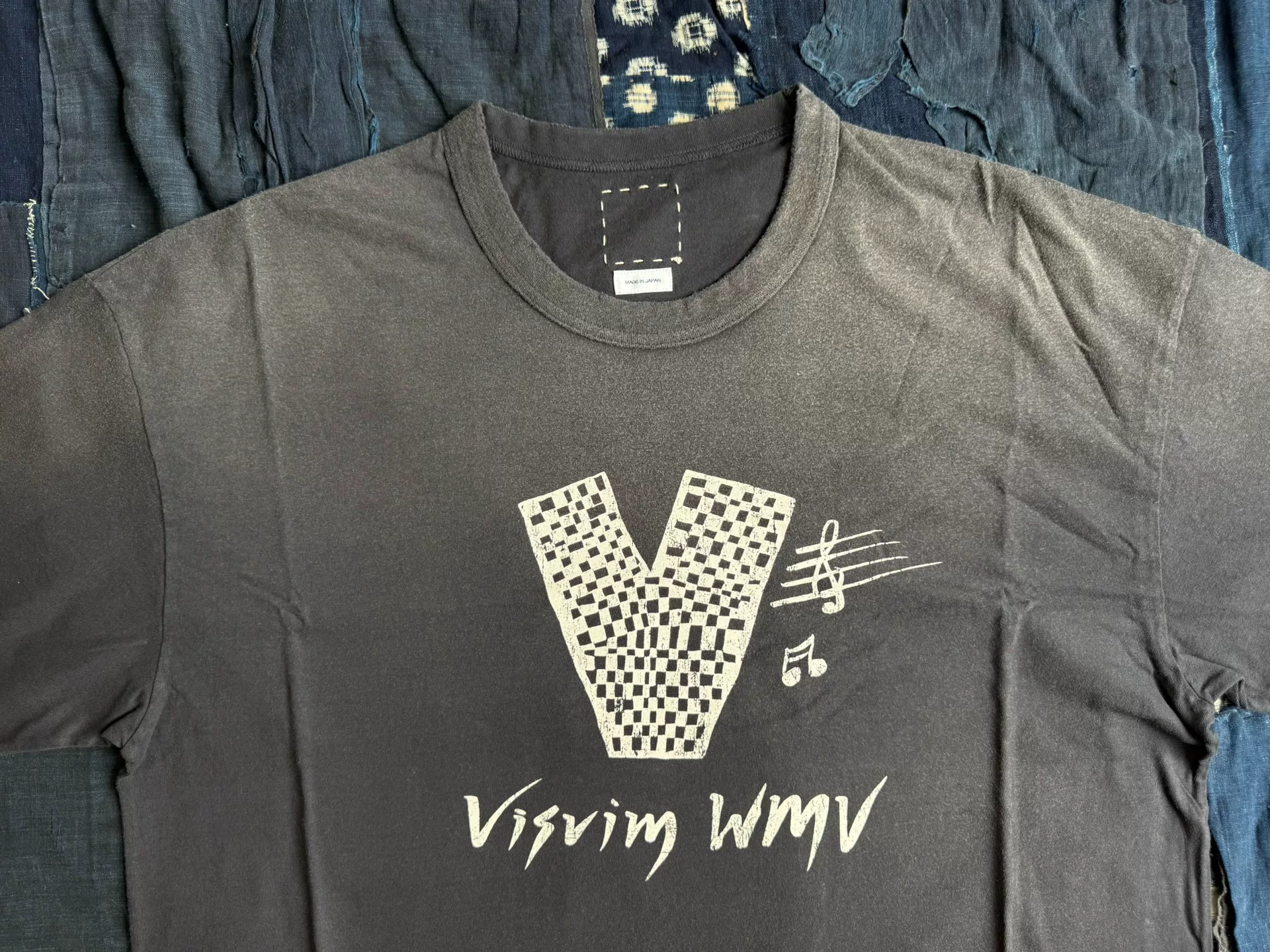 Visvim 25SS Jumbo V Crash Tee — front