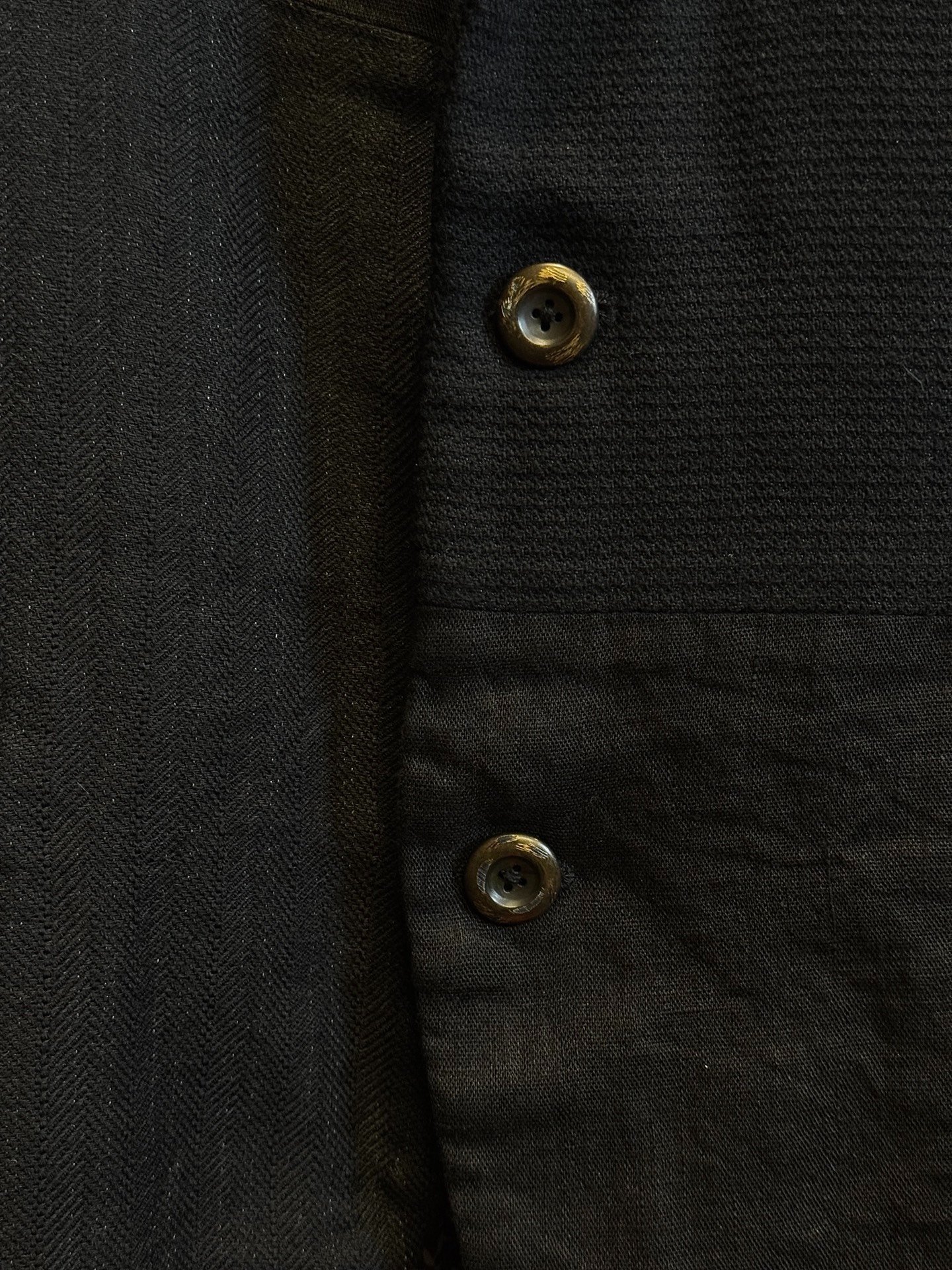 Geoffrey B Small Copper Button Jacket — detail
