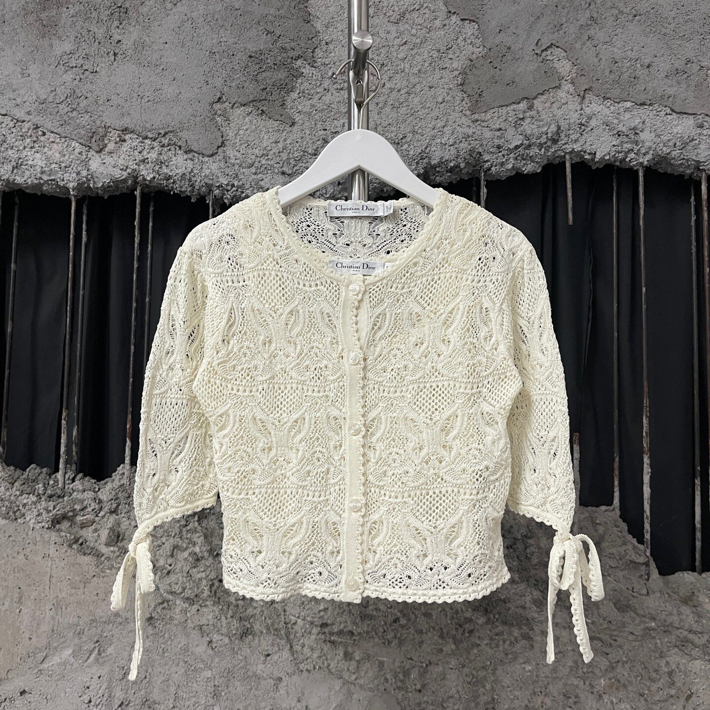 Dior 25SS Butterfly Lace Cardigan