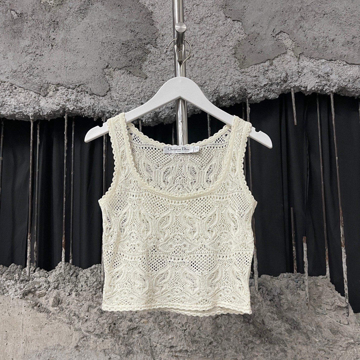 Dior 25SS Butterfly Lace Cardigan — detail