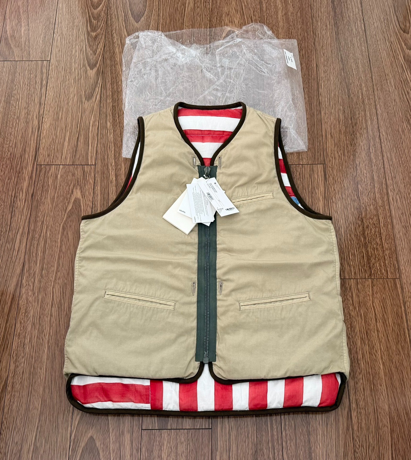 VISVIM C/D CONTRARY DEPT LINER DOWN VEST
