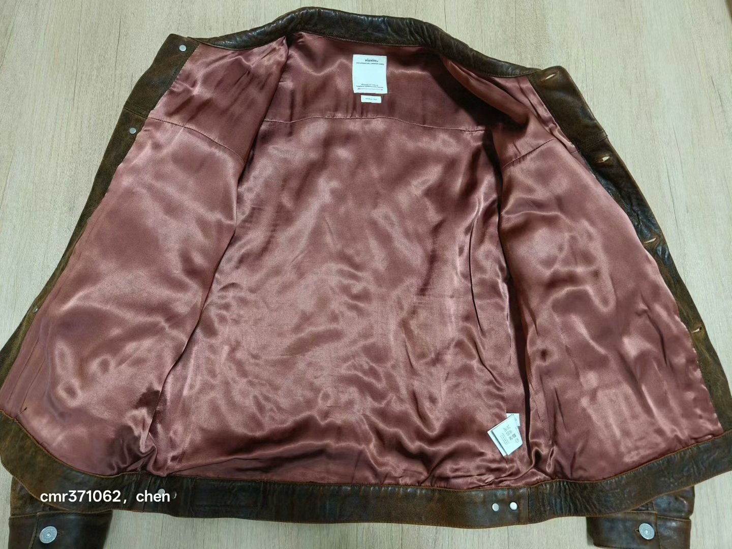VISVIM 20AW 101 JKT IT — label