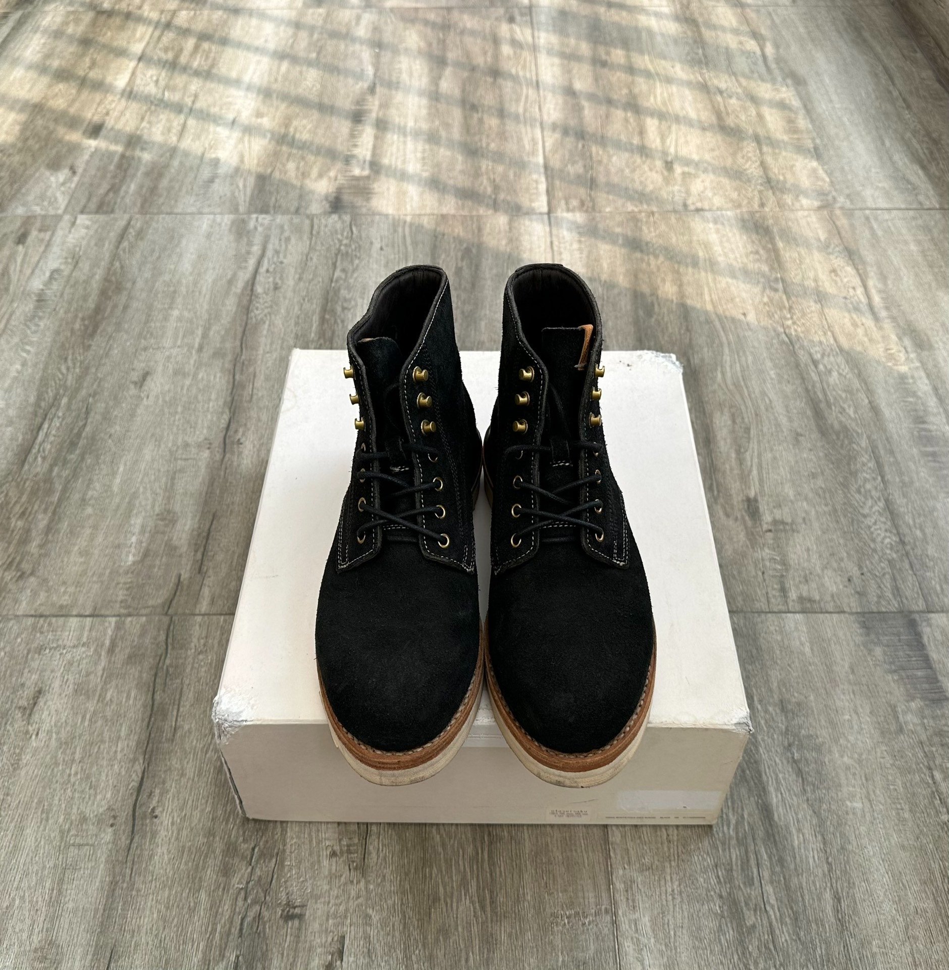 VISVIM VIRGIL BOOTS-FOLK VEG SUEDE
