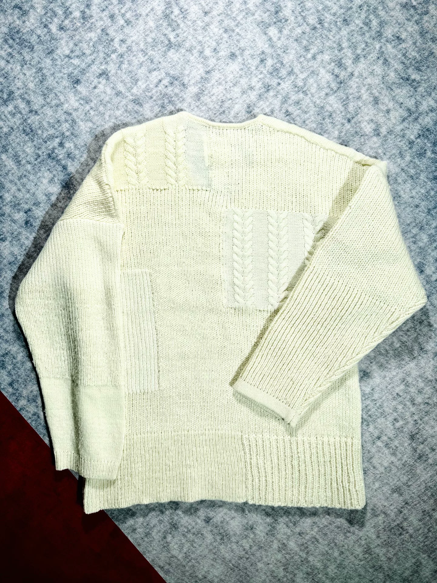 Visvim Highland V-Neck P.W 19AW Sweater — label