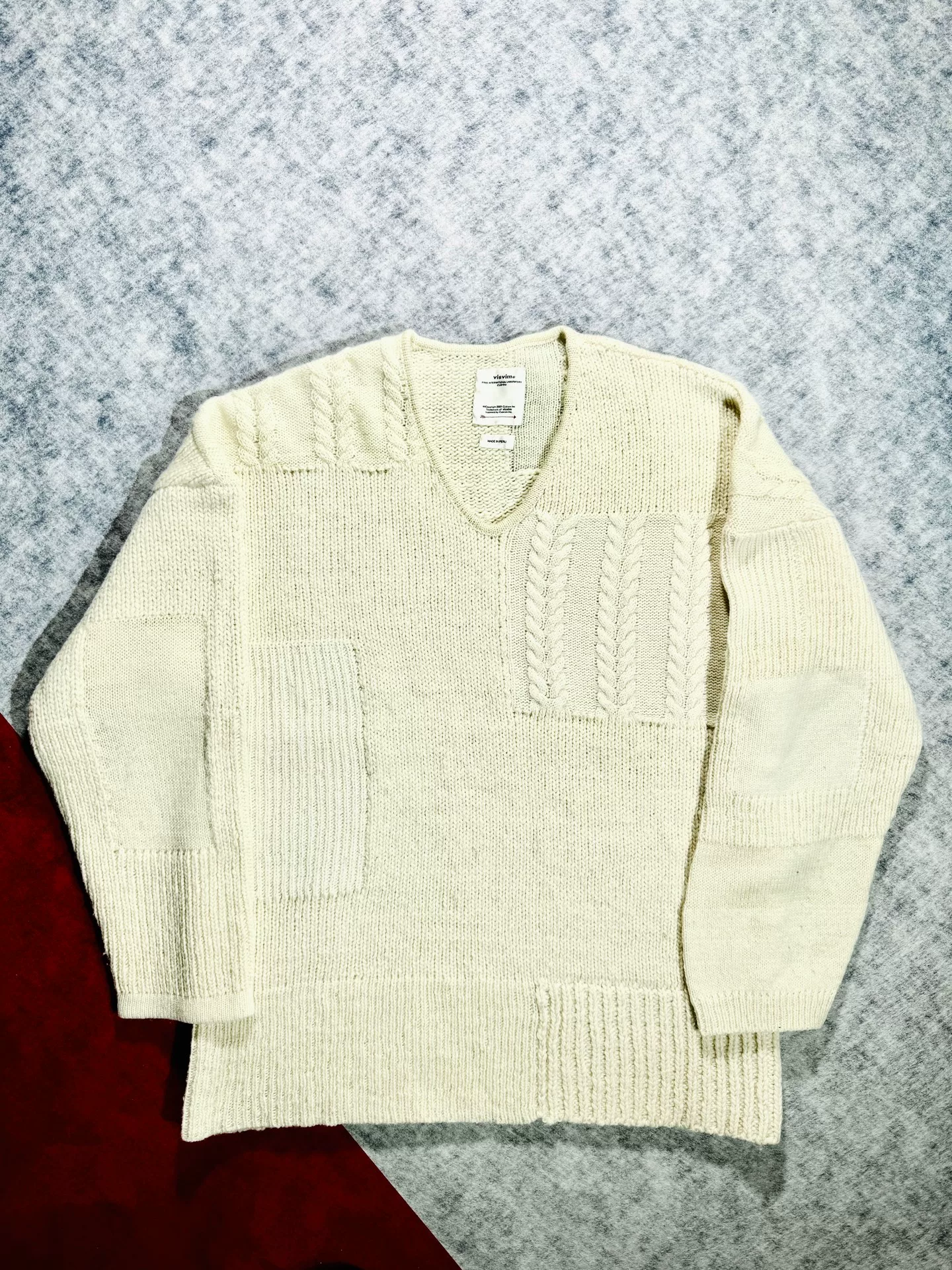 Visvim Highland V-Neck P.W 19AW Sweater