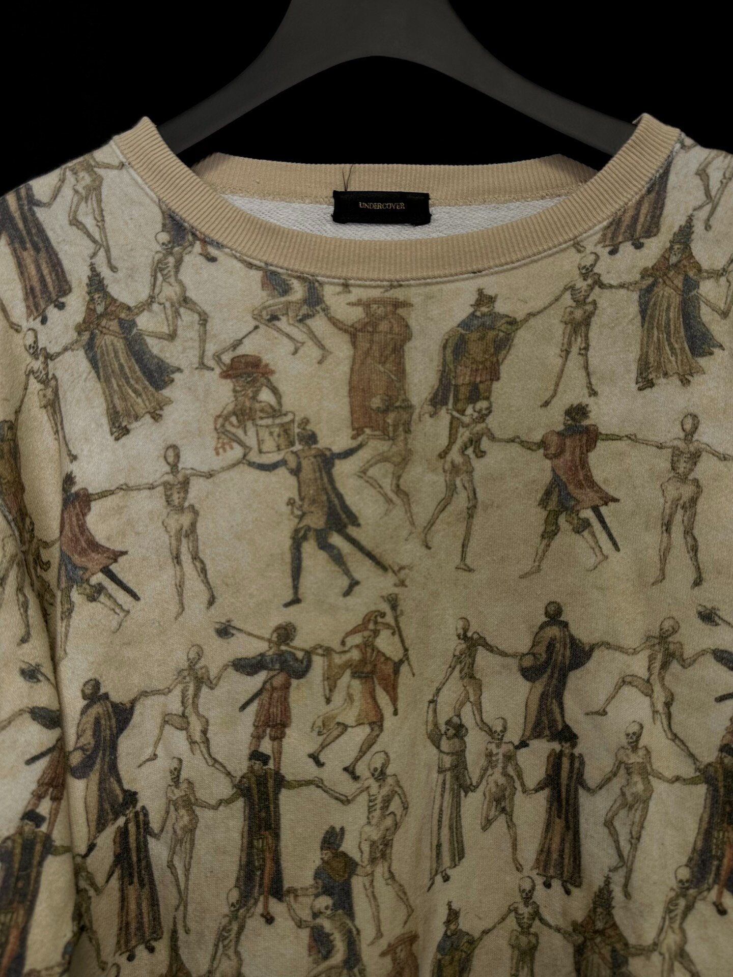 Undercover 17AW Skeleton Dance Sweatshirt — label