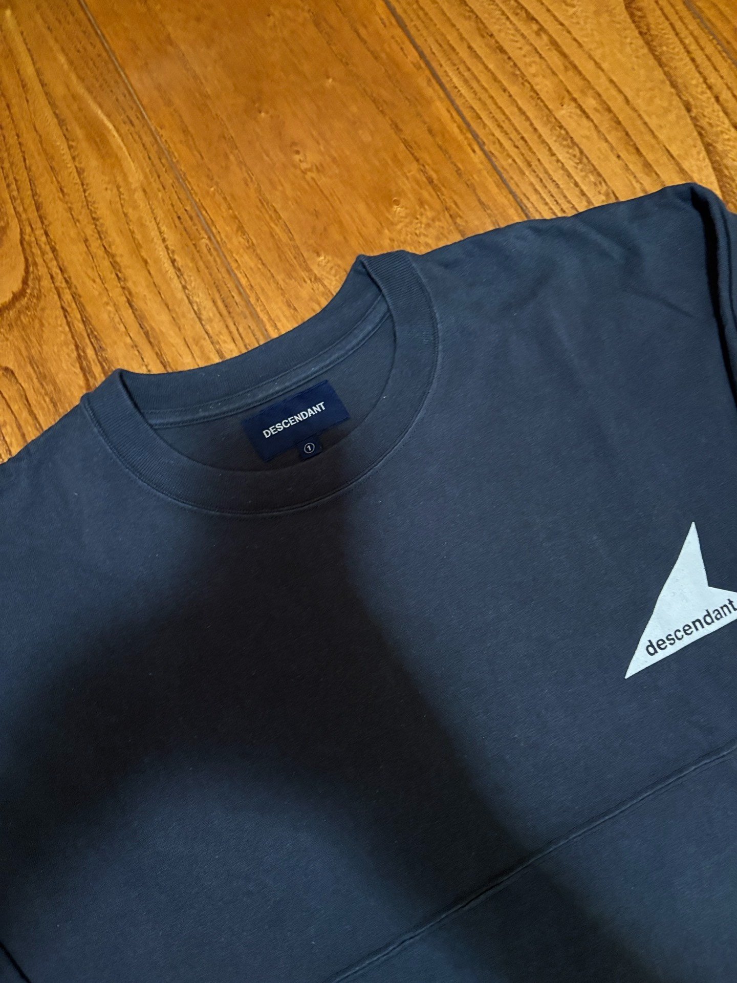 Descendant Cetus Big Logo Oversized Batwing T-shirt — back