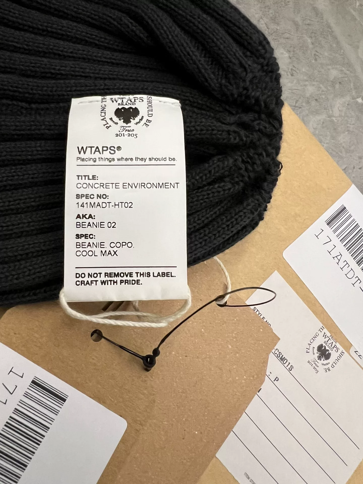 Wtaps 14AW COPO 02 Knit Beanie — back