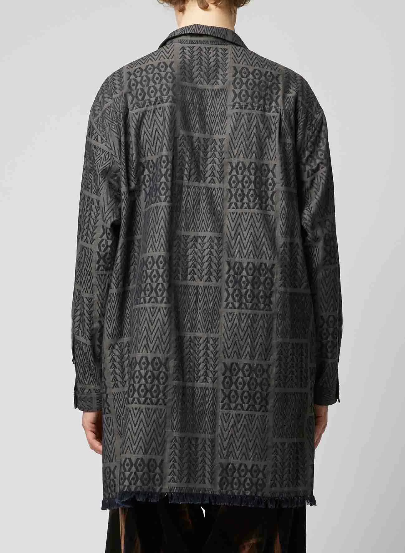 Yohji Yamamoto 23AW Indigo Shirt — label
