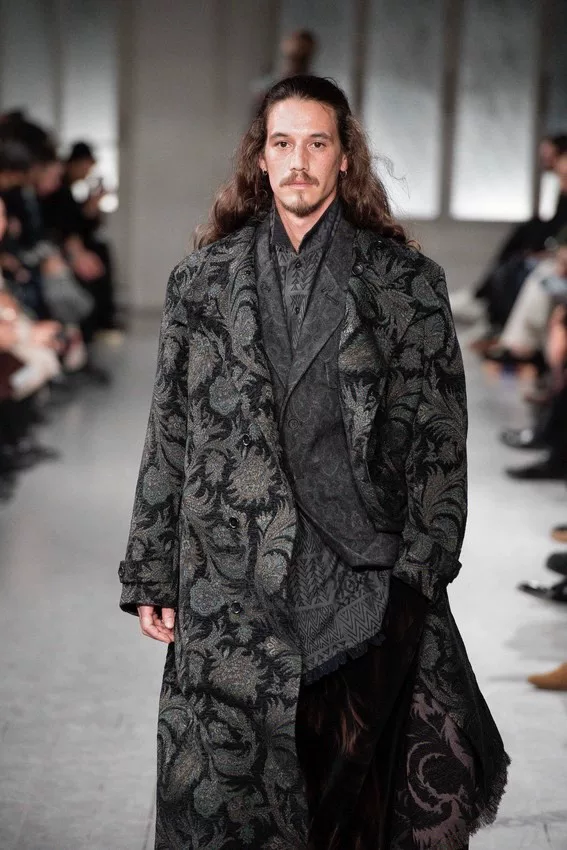 Yohji Yamamoto 23AW Indigo Shirt — detail