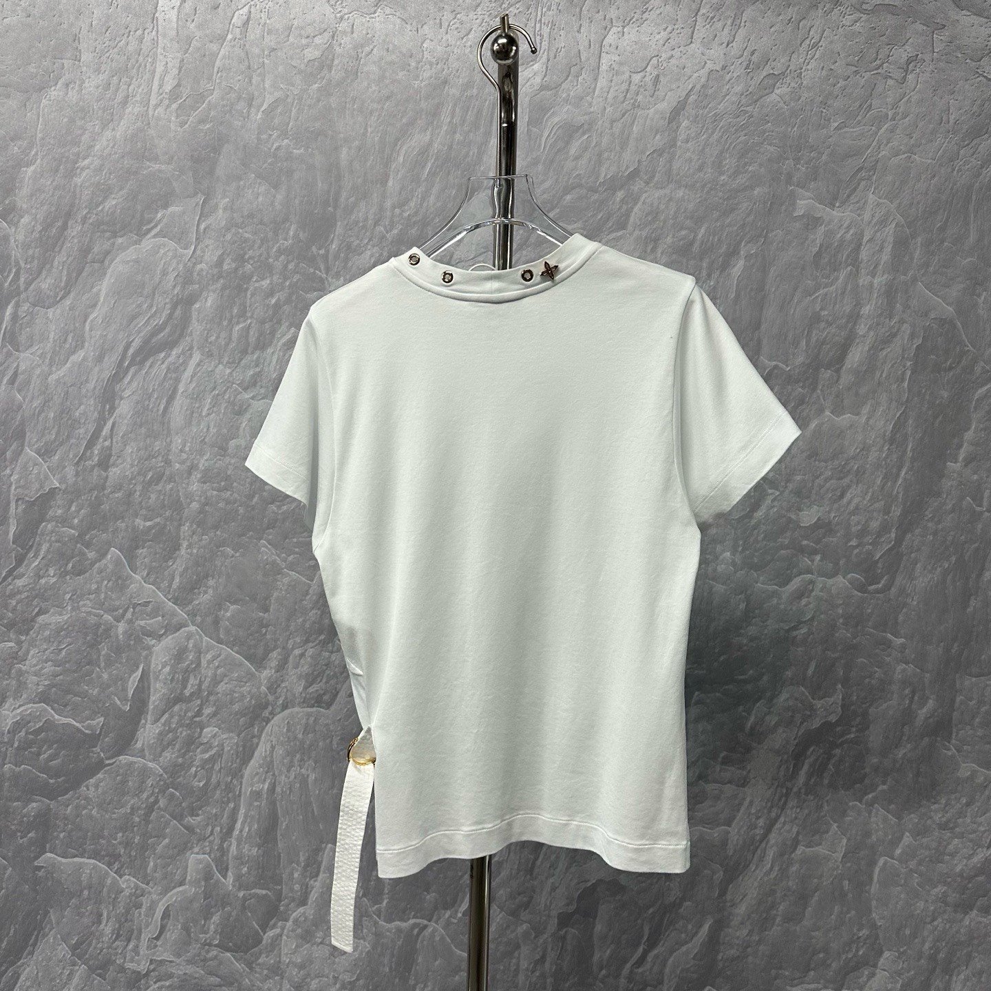 Louis Vuitton Side Strap Gold Collar Top — back
