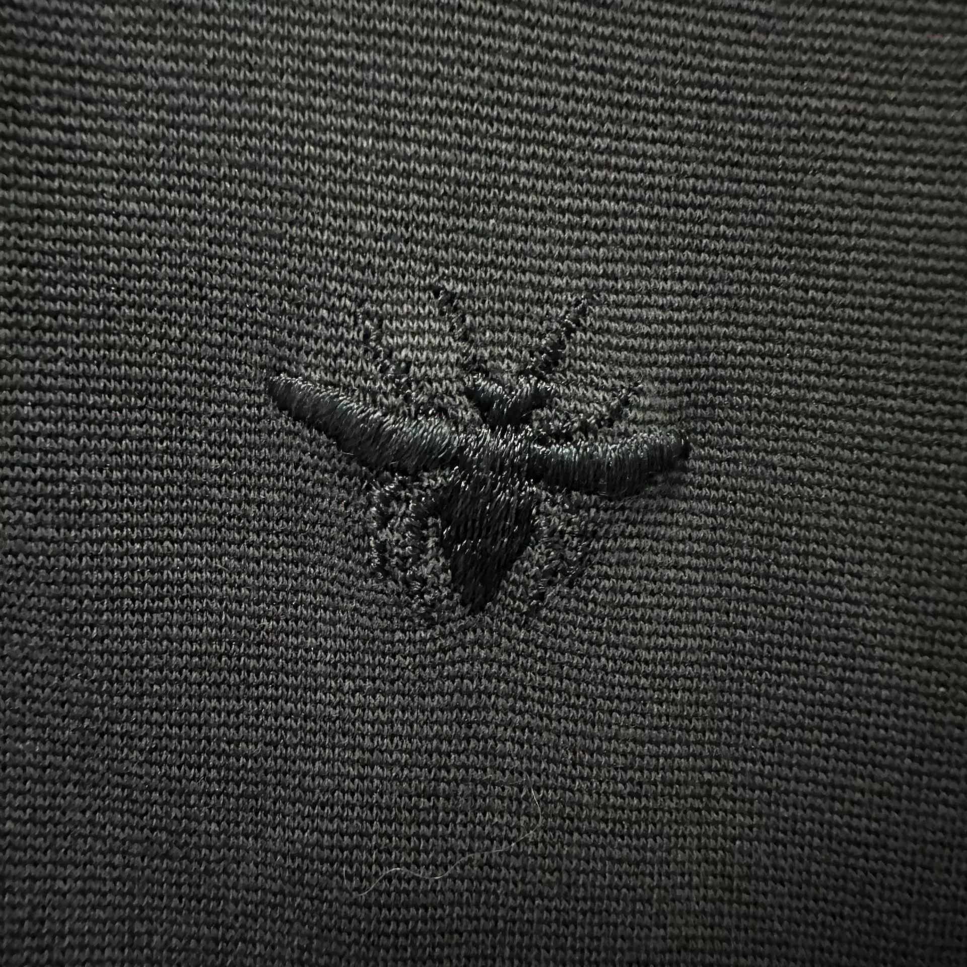 Dior Black Distressed Small Bee Zip Hoodie — front