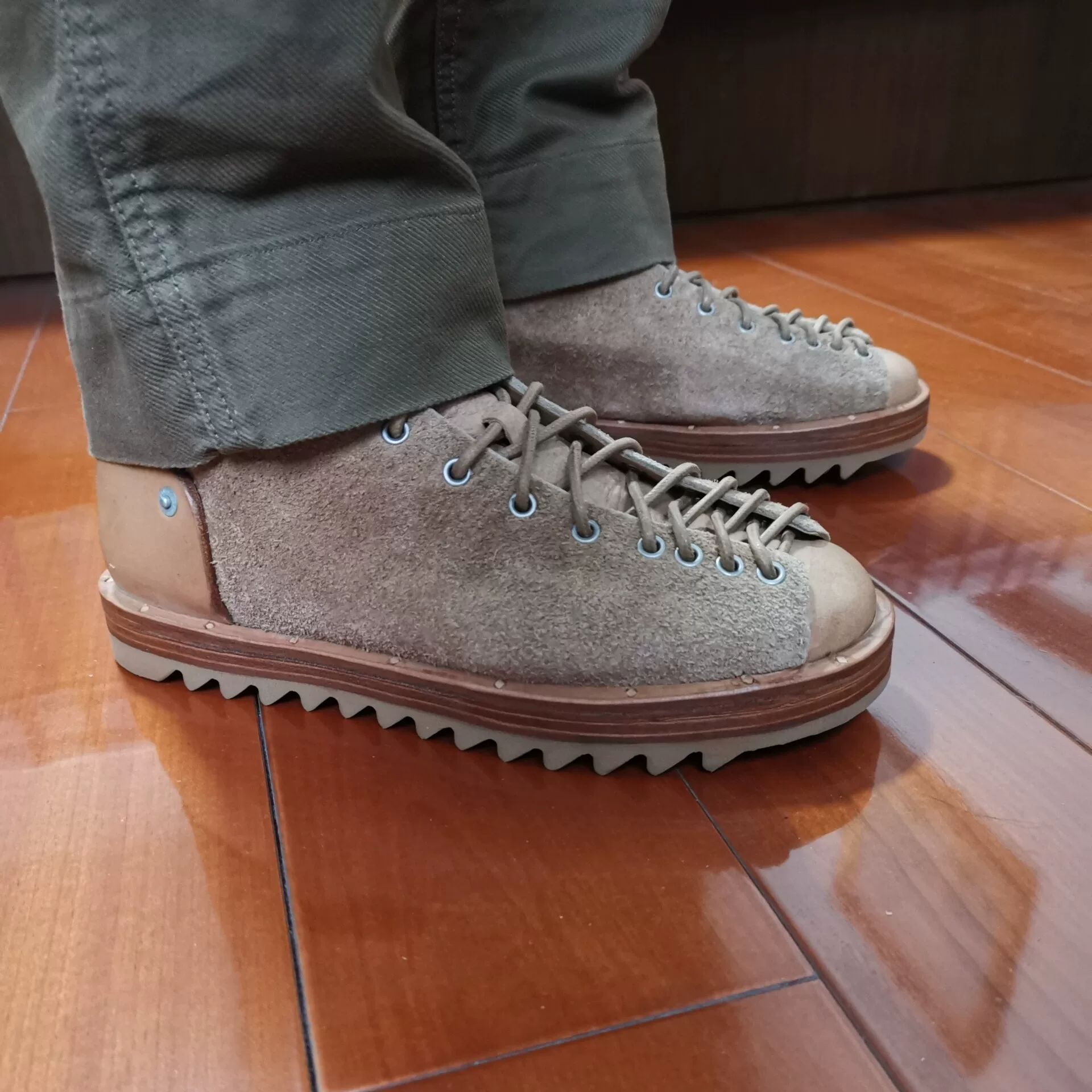 Visvim Areni Suede-Folk — detail