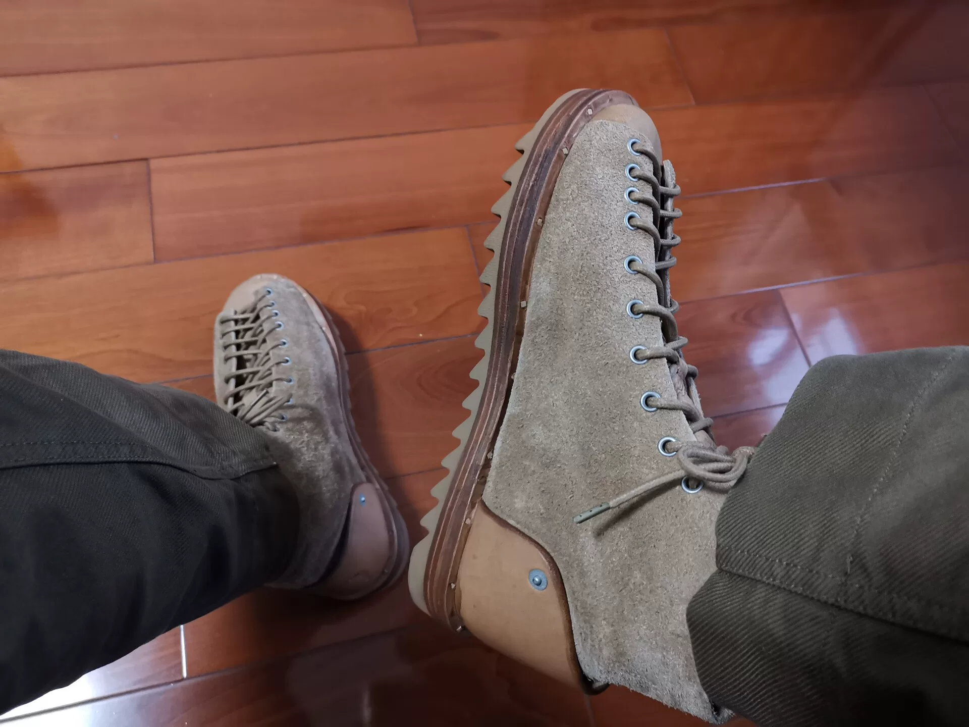 Visvim Areni Suede-Folk — back