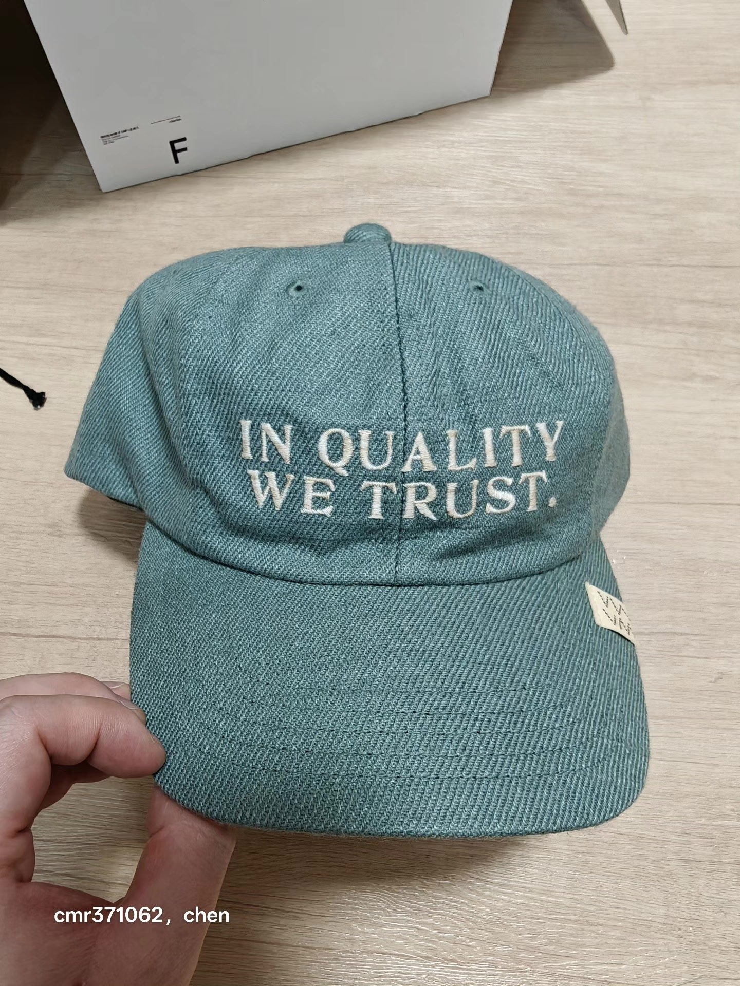 VISVIM 23AW EXCELSIOR II CAP I.Q.W.T — label