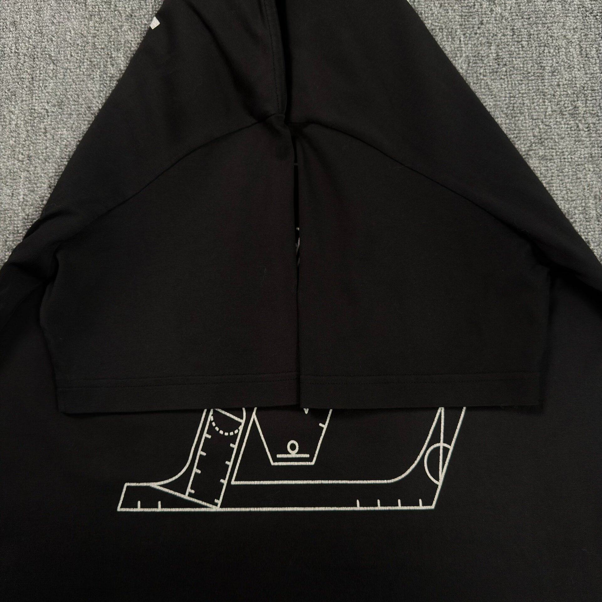 LV NBA Large Logo Black Short-Sleeve Tee — back