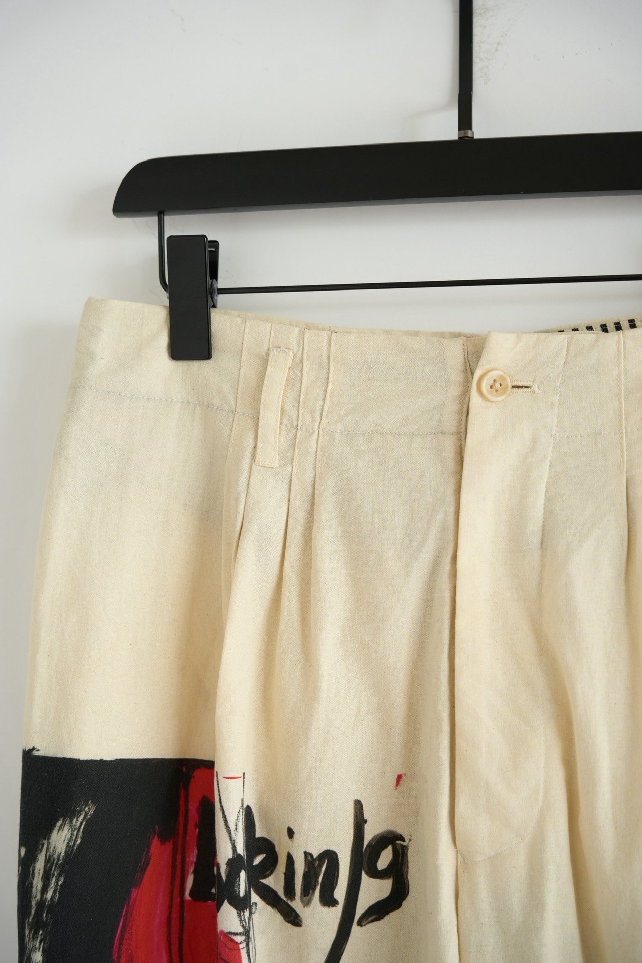 Yohji Yamamoto 17SS Hand-painted Trousers — back