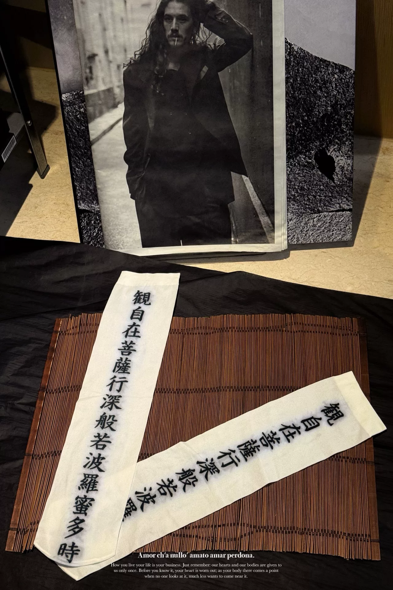Yohji Yamamoto 02SS Heart Sutra Socks